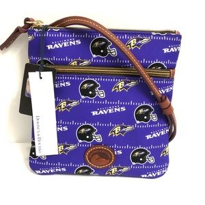 Dooney & Bourke Ravens Double Zip Crossbody